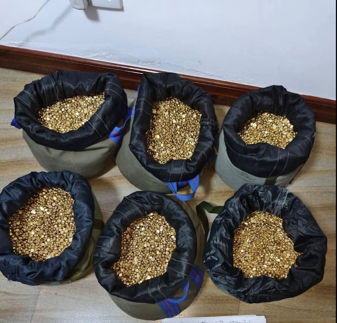 Gold granules for export